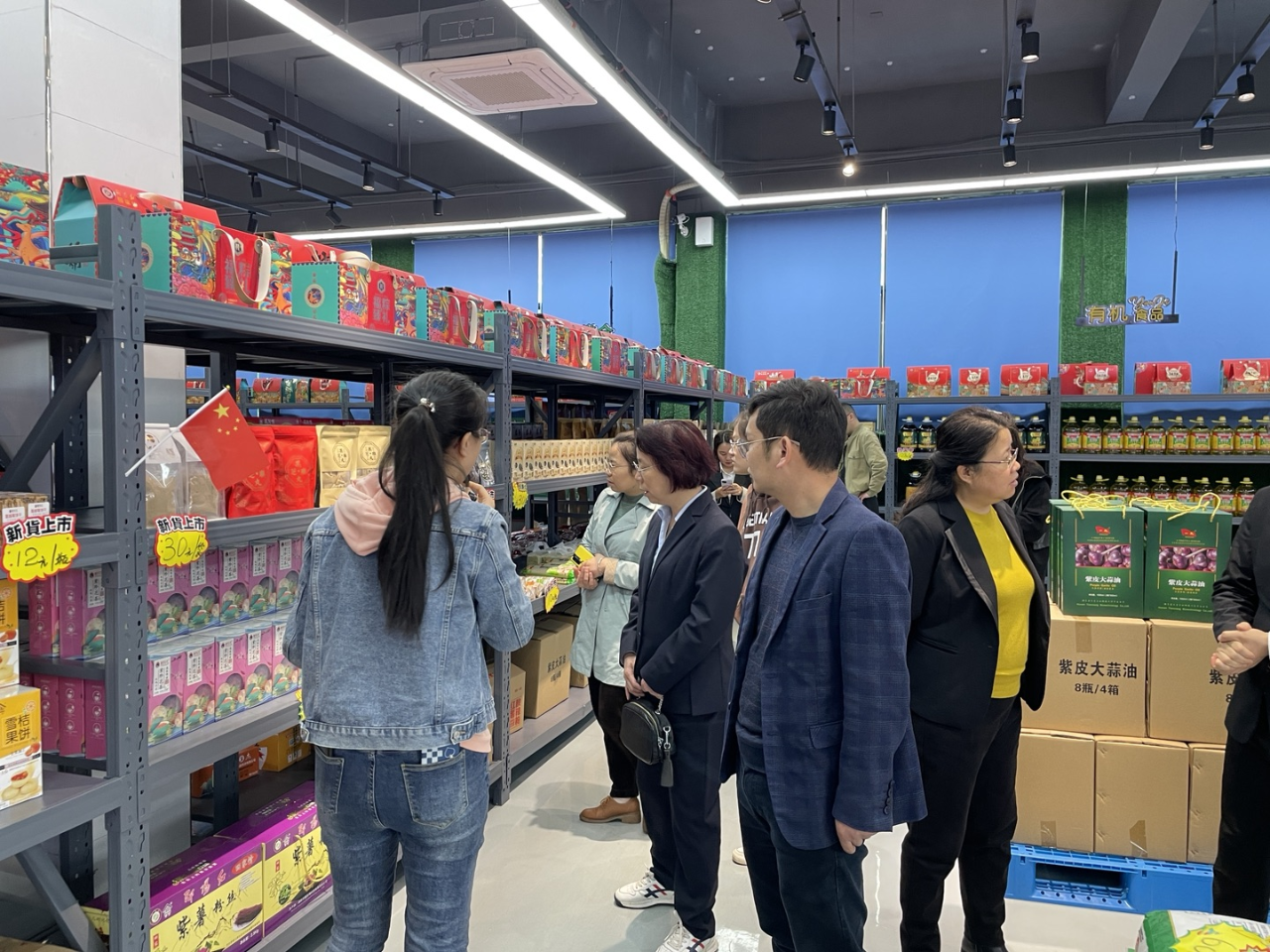 寶東農牧蒞臨邵陽紅促進會副會長單位天香生物園區交流洽談合作