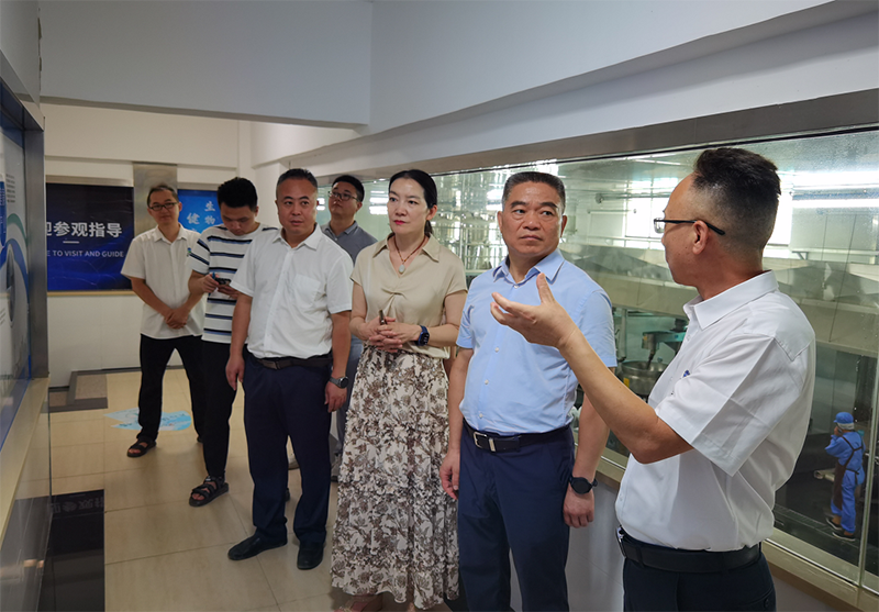 邵陽市委常委、常務副市長王永紅一行領導到邵陽紅出貨倉-天香生物產(chǎn)業(yè)園考察指導